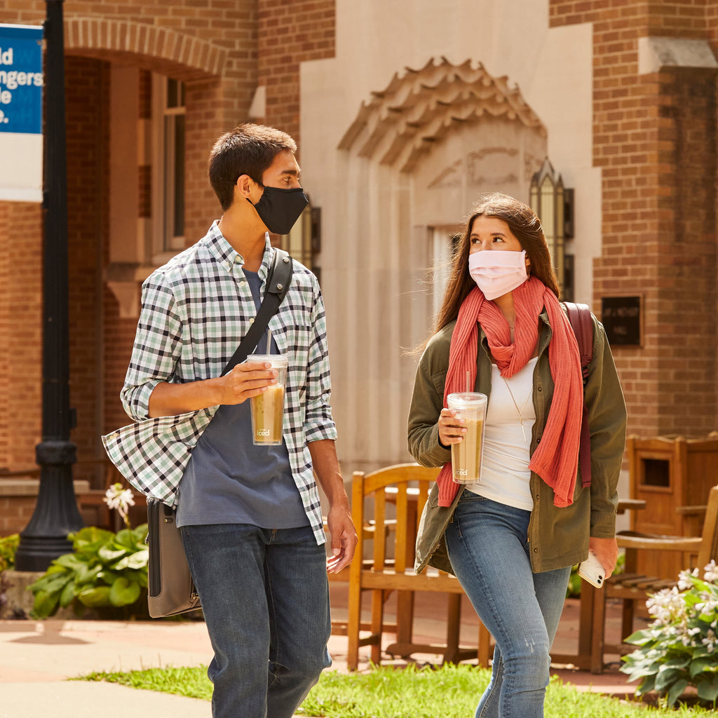 Iced Coffee Maker with Reusable Tumbler and Coffee Filter, Lavender